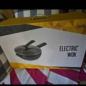 New electric wok (non stick coating)